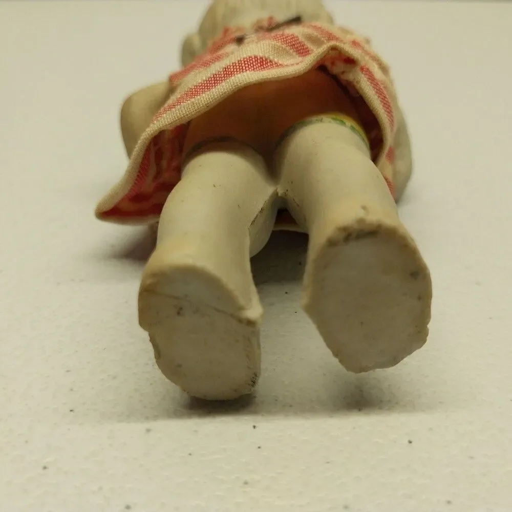 Vintage Made In Japan All Bisque Doll 4.5